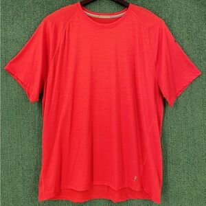 SmartWool Merino 150 Wool Blend Short Sleeve Base Layer Red Shirt Men’s Size 2XL